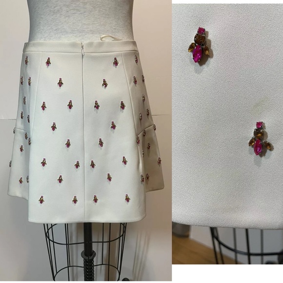 NWT J Crew Collection Fluted Double Crepe Embellished IvorySz 6 03993 $595 RARE! - Picture 9 of 11